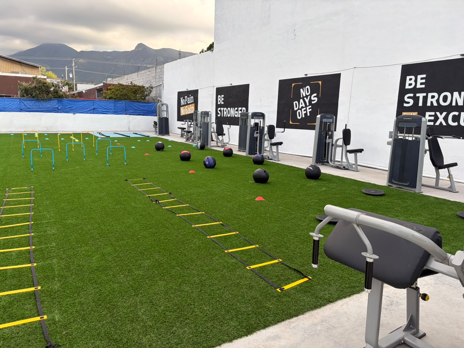 Área de entrenamiento funcional de South Padel By Fitt