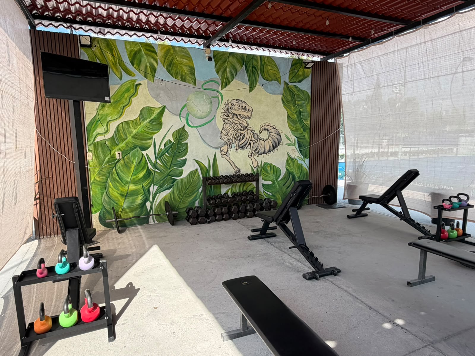 Zona de entrenamiento al aire libre de South Padel By Fitt